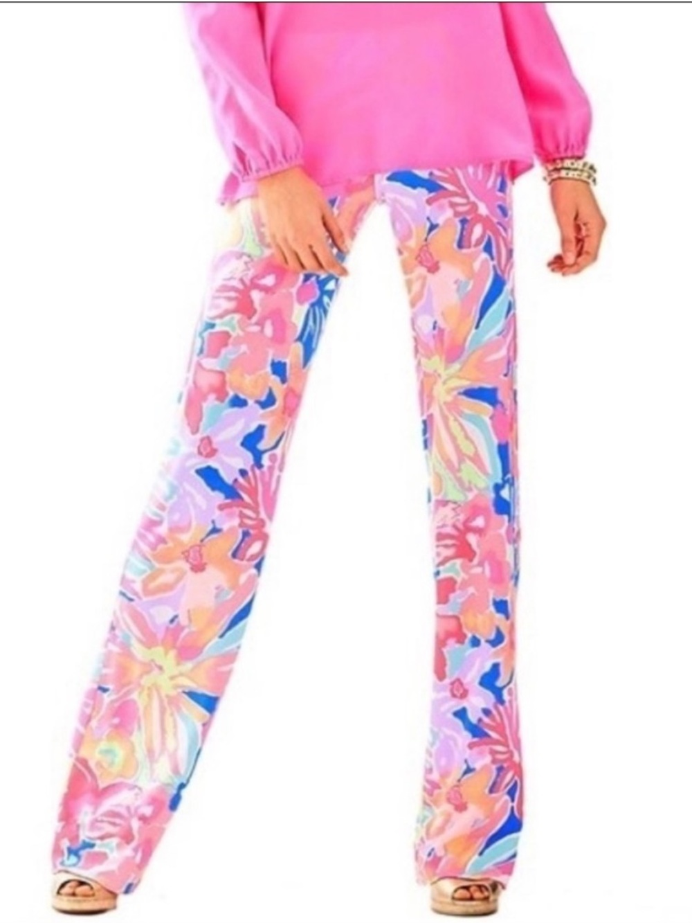 Lilly Pulitzer Georgia May Palazzo Pants Size XS